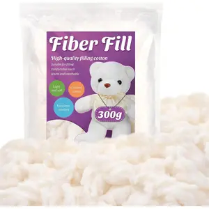 10.58oz Combed  Filling, High Resilience  Stuffing,  Pillow Stuffing for Cushions Crochet DIY Crafts, Stuffed