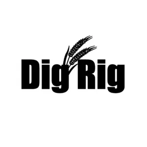 Dig Rig Decal - High Quality Vinyl for Trucks & Cars, Weather Resistant, Handmade in the US, Customizable Color Options