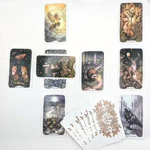 Woodland Tarot Deck – 78 Illustrated Cards for Intuitive Reading