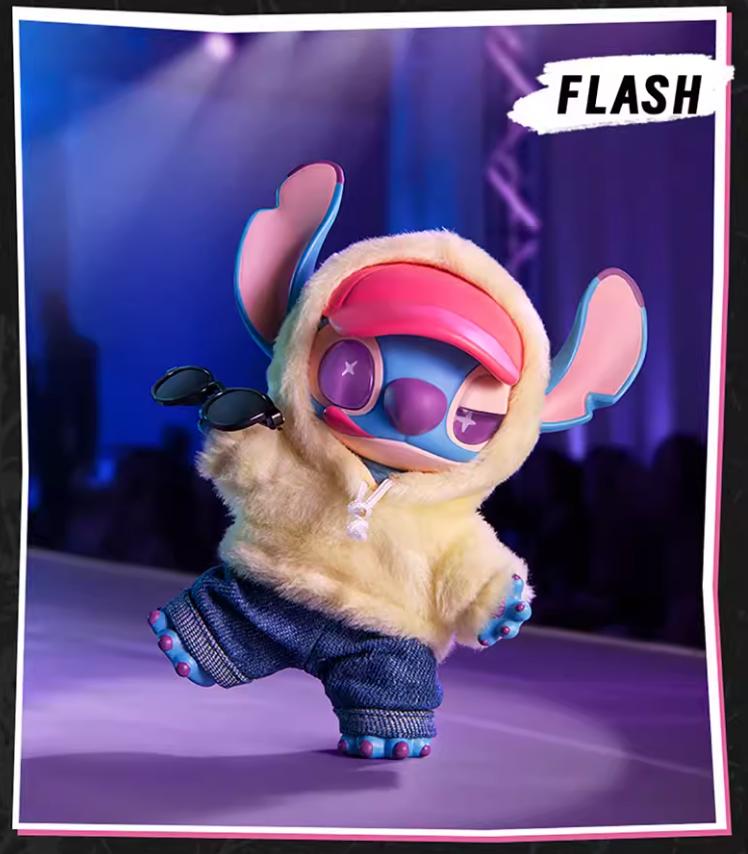 Disney Stitch Gen Z Street Style Blind Box Keychain Stylish Cyberpunk Urban Decor Soft Vinyl Plush Figure Mystery Bag Toy Kawaii Anime Collectible Gifts for Kids Teens Fans