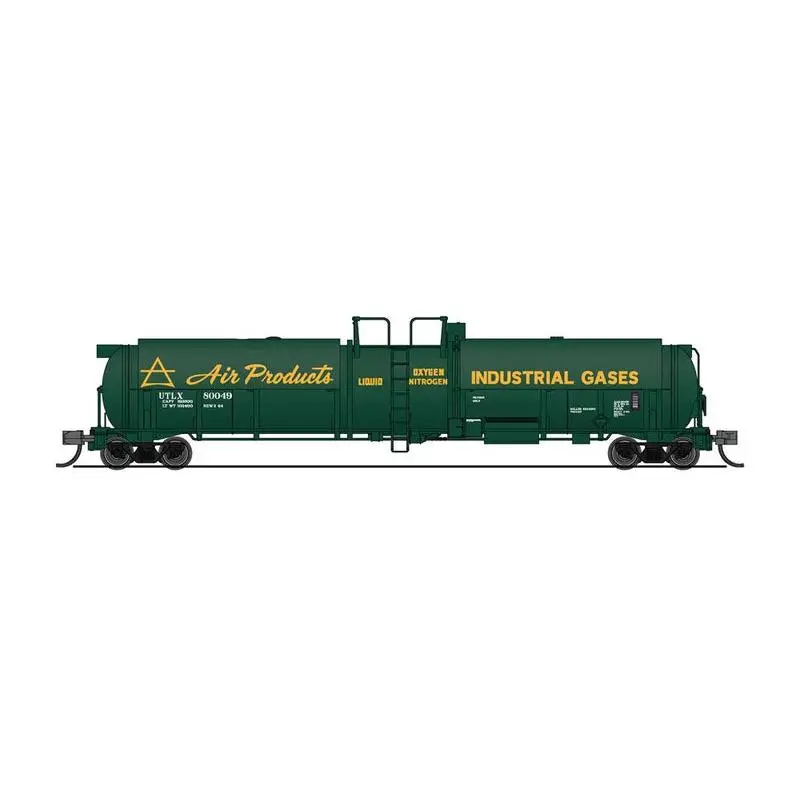 Broadway Limited Cryogenic Tank Car, Air Products, Two-Pack, N Scale