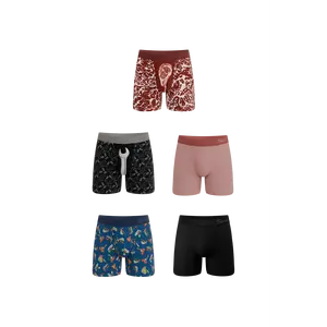 The Father's Day | Shinesty Ball Hammock® Pouch Boxer Briefs with Fly 5 Pack