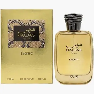 Rasasi Hawas Exotic Eau de Parfum 3.4oz (100ml) for Men | Fresh Fruity Luxury Cologne