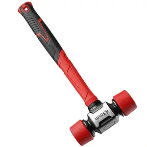 1pc Rubber Handle Installation Hammer, No Bounce Rubber Mallet, Non-Slip Surface Protection, Floor Tile Installation Tool, Durable & Waterproof, Hand Tools