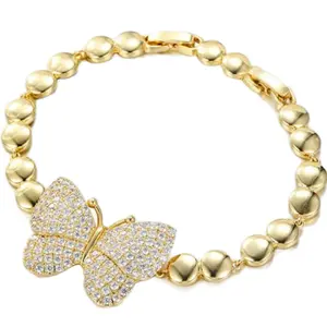 Butterfly Bracelet 17cm with 2cm Extension.