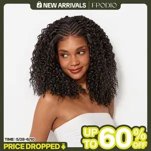 [New Arrival] Frodio Veralux™ Fiber Cornrow Top Braided Wig 13x6 Lace Front Pre Cut Lace