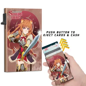 The Rising of the Shield Hero Raphtalia Anime Wallet Card Holder with Cash Strap Officially Licensed Brand New