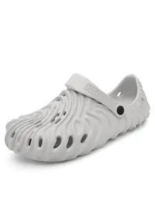 Thick Sole Eva Hole Shoes Indoor Outdoor Couple Sandals Non-Slip Soft Bottom Comfortable Beach Shoes, Unisex Casual Footwear, Slipper Shoes