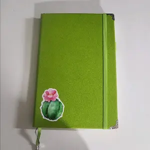 pre-made bullet journal cactus themed PU Leather
