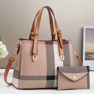 H65-The new style match color large capacity atmosphere square bag cross body commuter handbag
