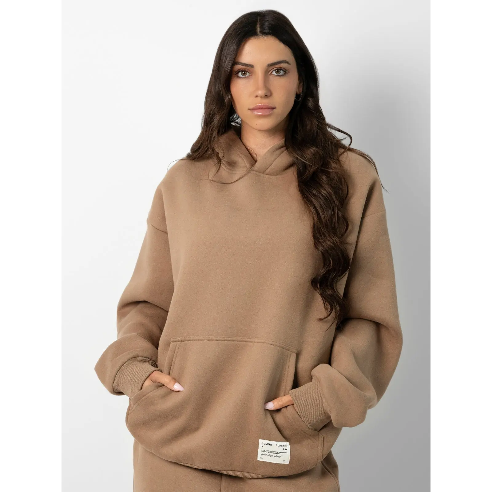 Comfrt | Affirmation Hoodie - Mega | Roomy Soft Slightly Weighted Pullover Hoodie With Kangaroo Pocket
