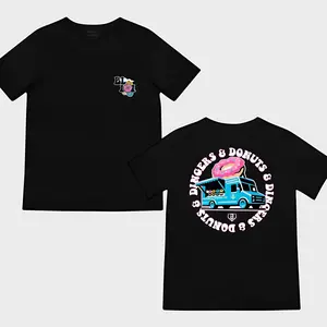 Youth and Adult Baseball Lifestyle Donut Truck T-Shirt, Glazed & Game Day Ready, Gift for Boys Girls, Back to School Outfit, youth clothing, birthday gift, Family shirt, summer outfit, gift for son and daughter, vacation outfit, funny shirt