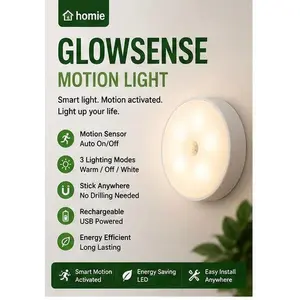Homie GlowSense Motion Light | Wireless LED Night Light