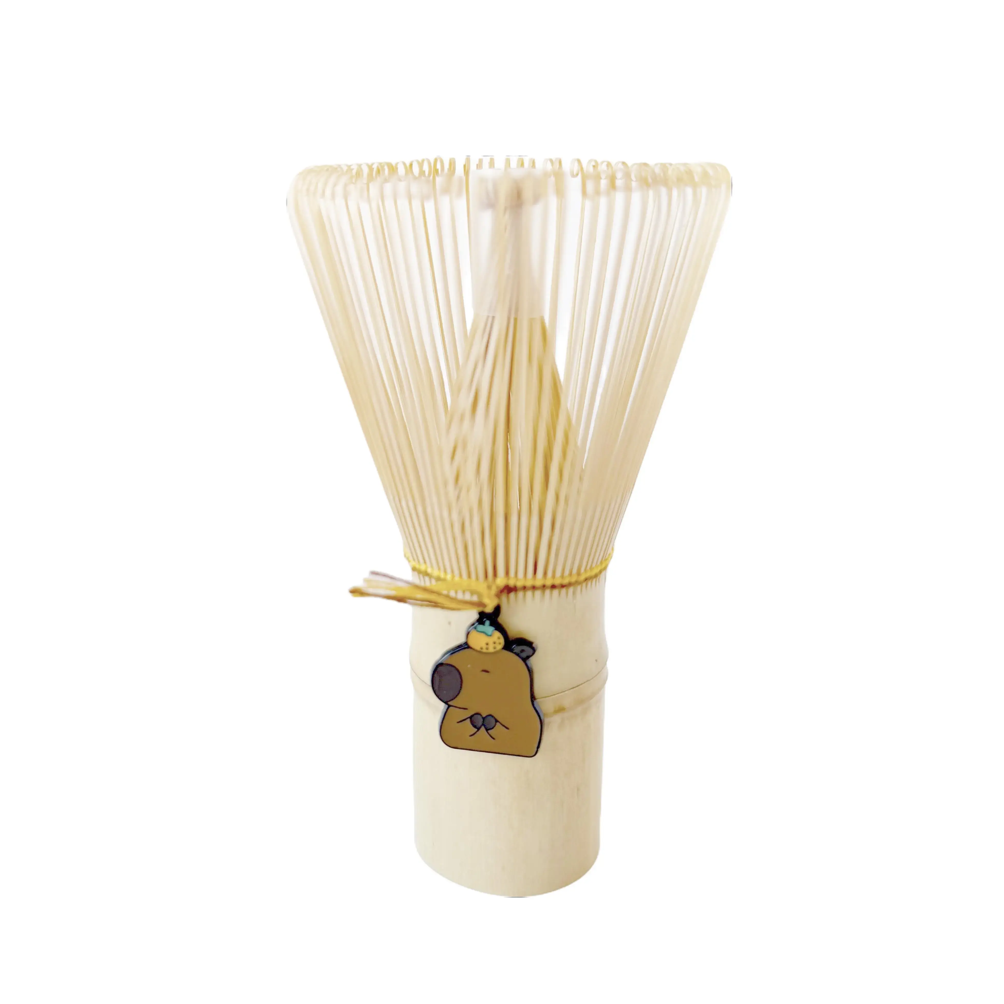 Capybara Matcha Whisk: Bamboo Chasen with Capybara Charm