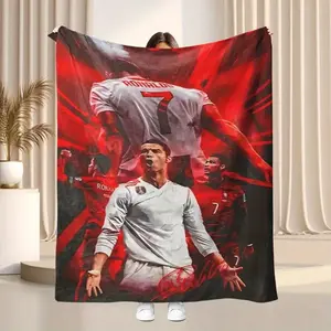 CR7 Portugal Jersey Blanket with iconic moments