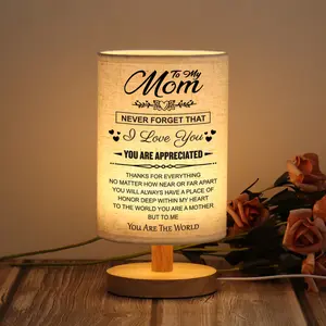Birthday Gifts for mom from Daughter Son-Table Lamp Mom Gifts from Daughters Son for Mother Night Light Anniversary Birthday Present for Mom