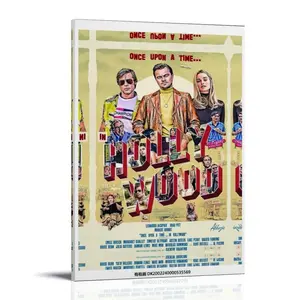 Once-upon A Time, There Was A-Hollywood Posters Music Album Cover Posters Canvas Wall Art High-Resolution Vintage Band & Artist Prints for Room