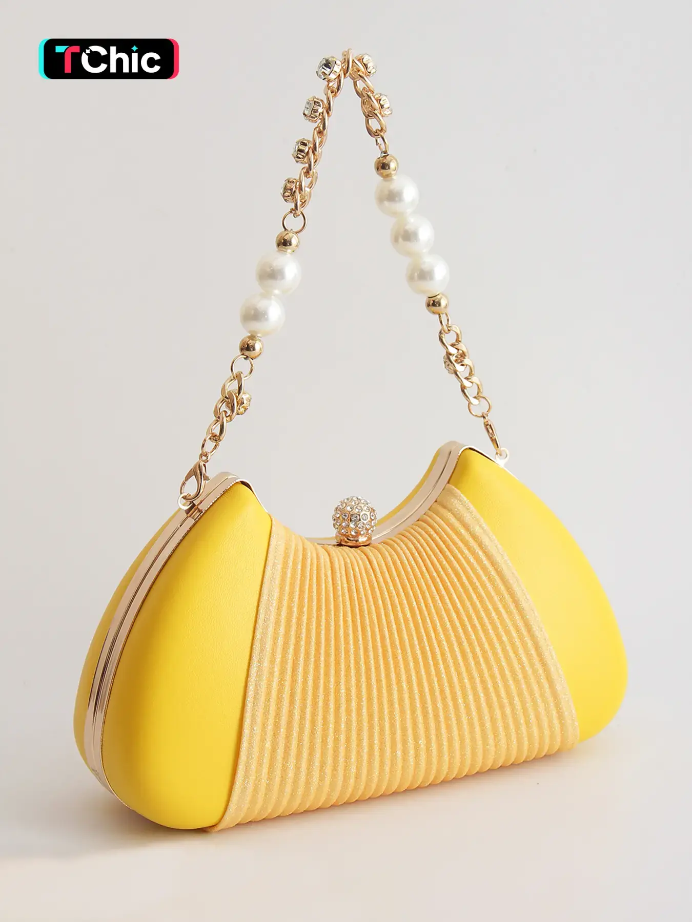 Women's Elegant Pearl Decorated Evening Bag, Exquisite Trendy Clutch Bag, Fashionable Shoulder Bag for Party Decoration, Handbag Shoulder Bag, Stylish Versatile Bag, Elegant Bags