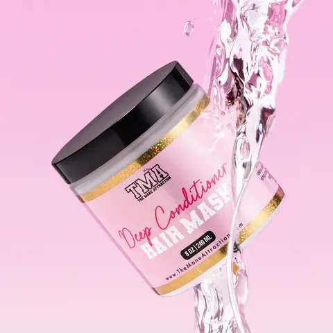 Deep Conditioning Hair Mask - Olive & Coconut Hydrating Moisturizer, Herbal Treatment to Restore Hair Health