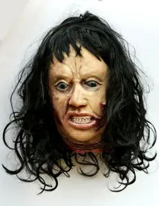 Life Size Halloween Props Scary Walking Dead Zombie Rotten Severed Woman's Head