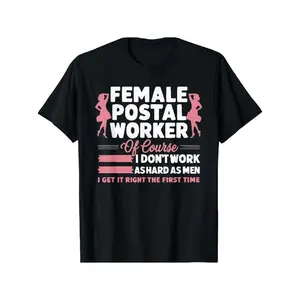 [Mail Carrier T-Shirt for Women] Postal Worker Mail Lady Post Officer Mail Carrier Mail Woman T-Shirt