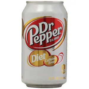 Diet Dr Pepper Caffeine Free, 12 Fl oz (Pack of 12)