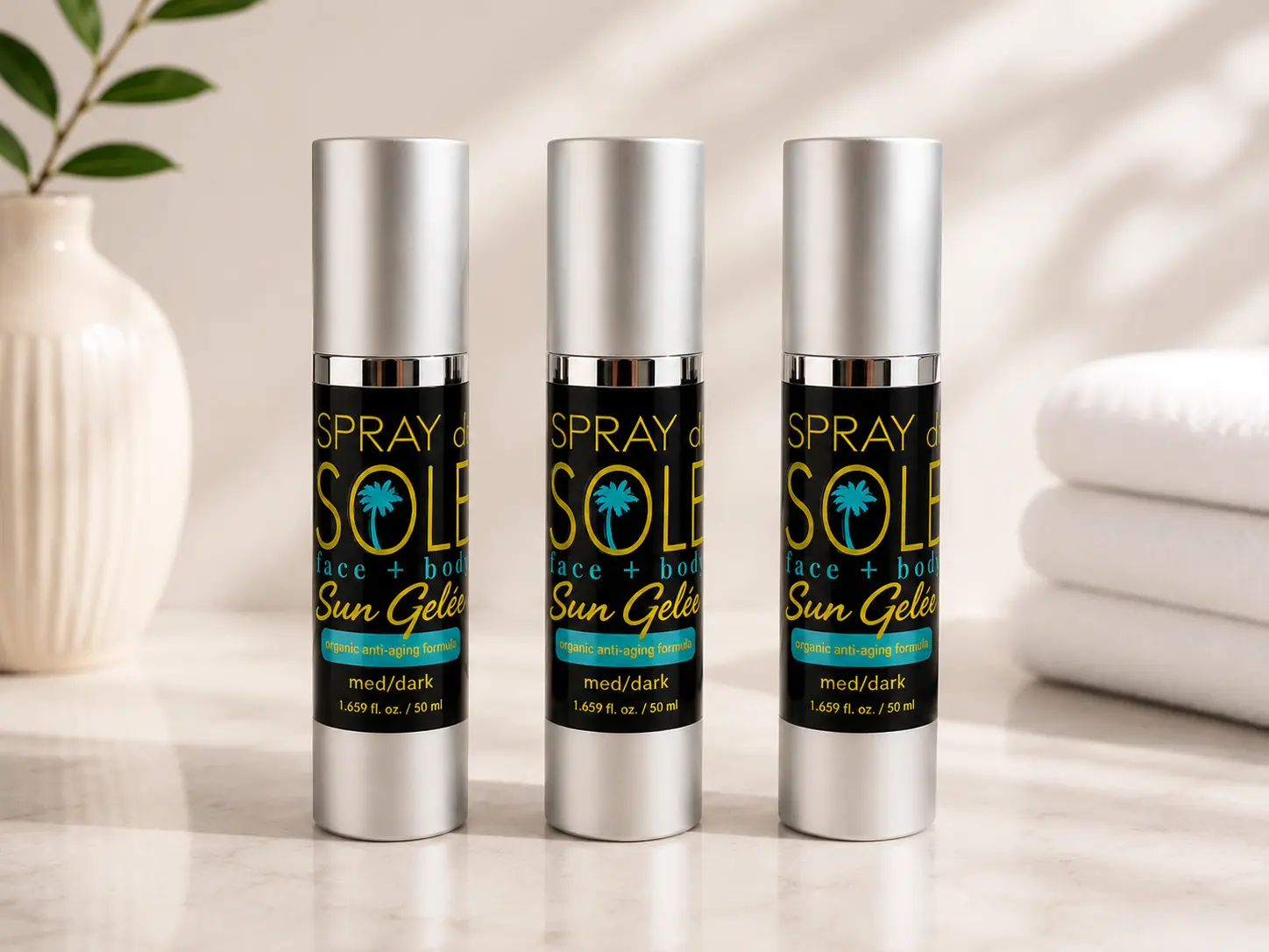 Sun Gelée Self-Tan Refill 3-Pack — Choose Your Level