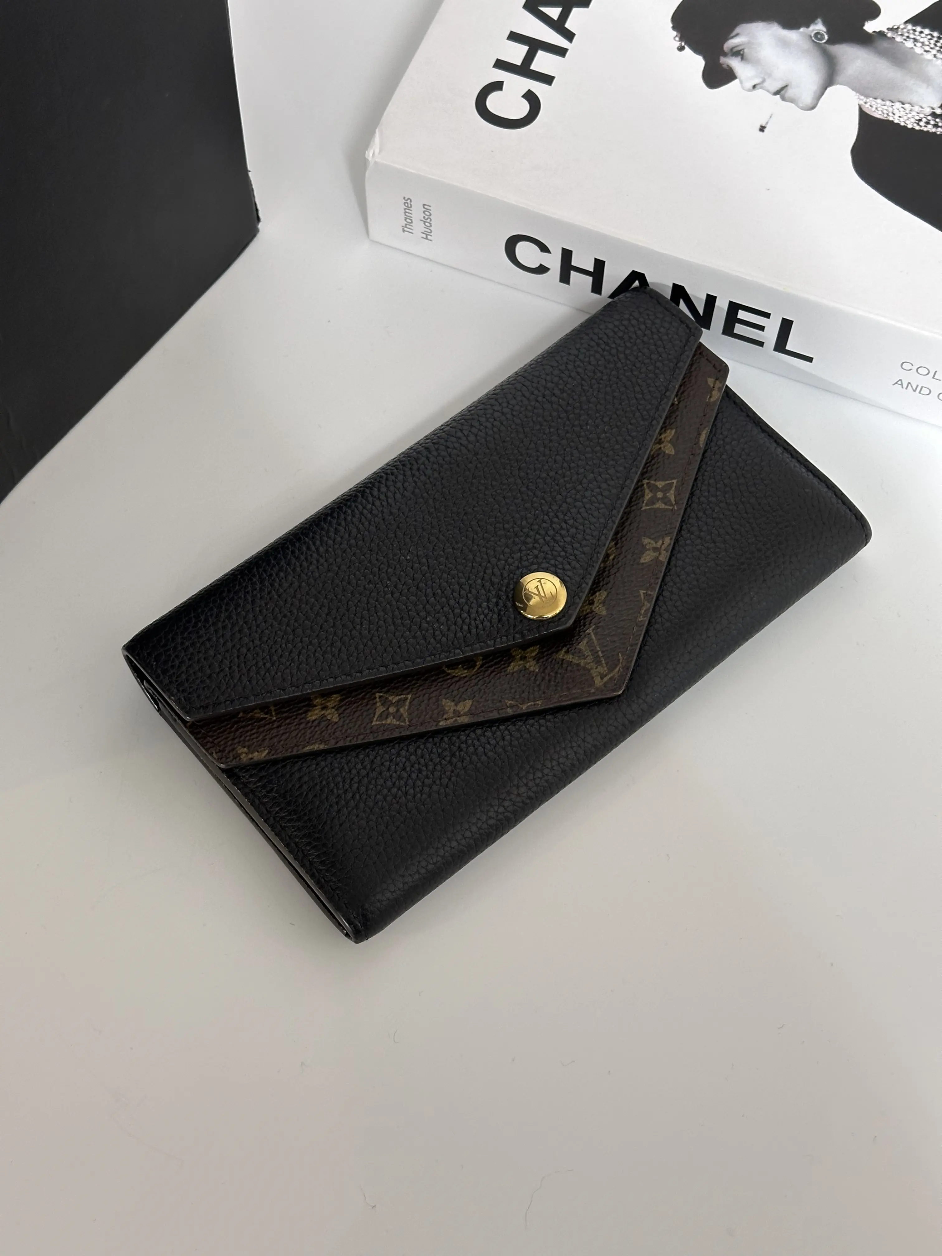 Pre-owned Louis Vuitton Leather wallet Portefeuille Double in Cowhide and PVC MR26122025Z084