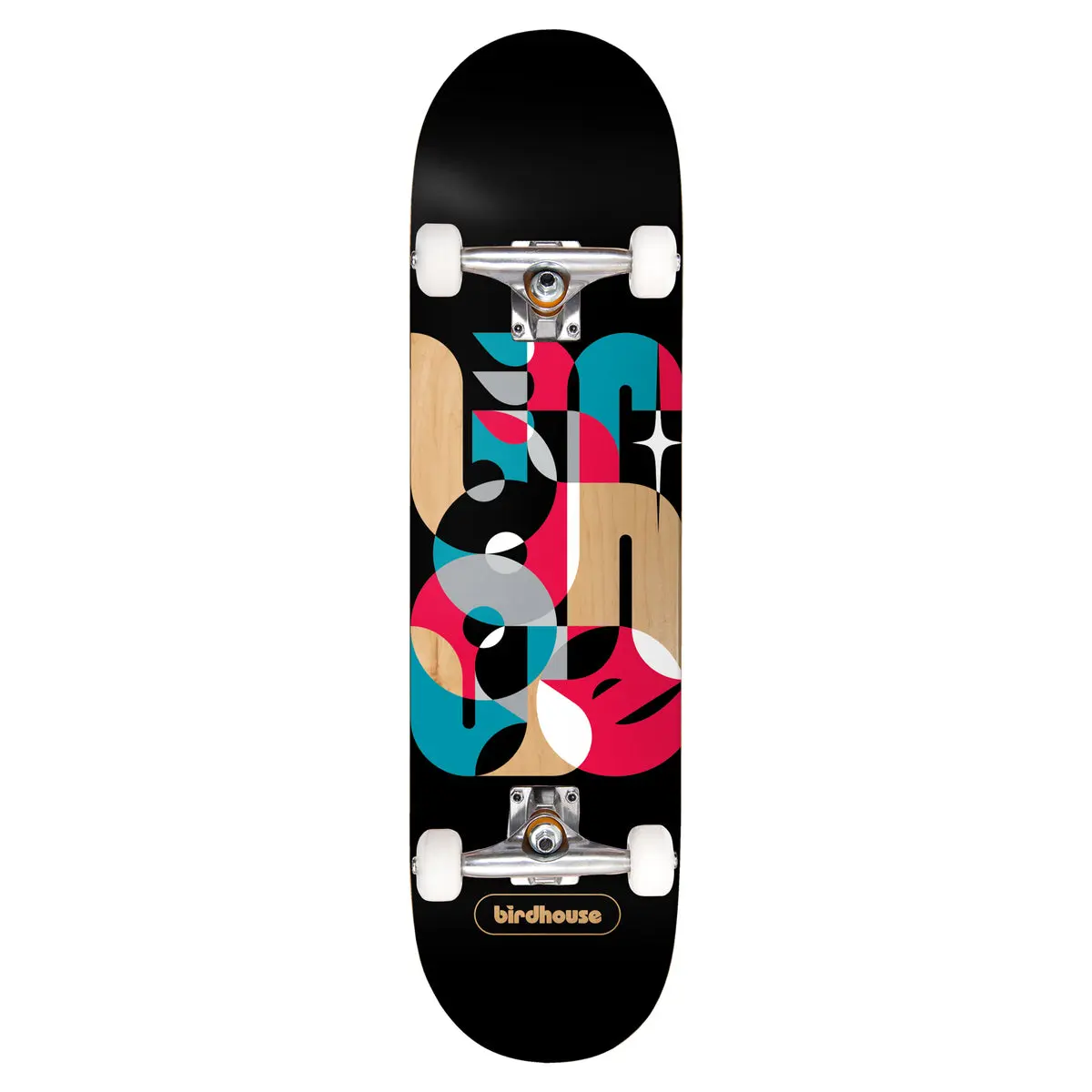 Birdhouse Skateboard Complete Overlay Black 8.125"