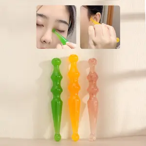 Facial Beauty Pen Massage Stick, Crystal Resin Material, Facial Acupressure Massager Tool, Facial Care Tool, Relieves Stress & Relaxation, 1 Piece