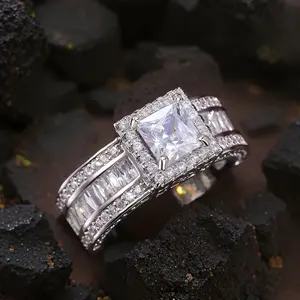 【#M230】 (Audrey) 925 Sterling Silver Synthetic Moissanite rings