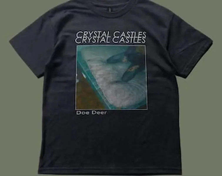 Crystal Castles Black Unisex Graphic Tee