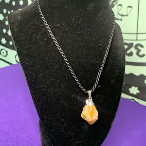 Citrine Stone Necklace