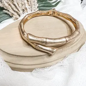 Bamboo Clamp Bracelet