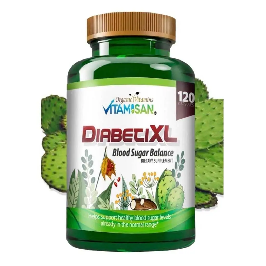 Blood Sugar Balance Vitamins, Diabetic Support Supplement - 120 Capsules