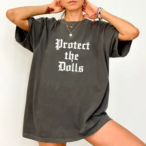 ChicCotton Vintage Protect The Dolls Comfort Colors Shirt, Unisex Defend The Dolls T-shirt, Gender Equality Graphic Tee, Trans Rights Clothing
