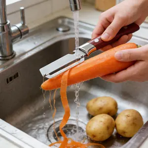 2pcs Stainless Steel Multi-Functional Vegetable Peeler and Bottle Opener, Easy Kitchen Tool for Vegetables and Fruits, Perfect Gift for 32 Holidays