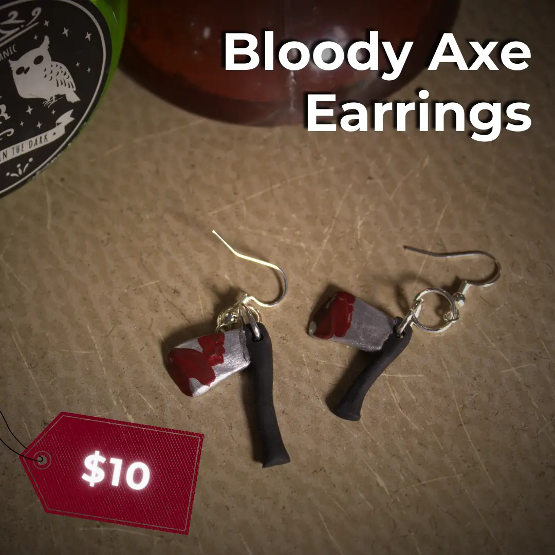 Bloody Axe Earrings