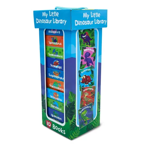 Chunky Dinosaur Picture Books Compact Set - Illustrated Preschool Books, Convenient Gifts for Babies and Toddlers, Dinosaur for Toddlers, Bond Through Reading, Create Memories