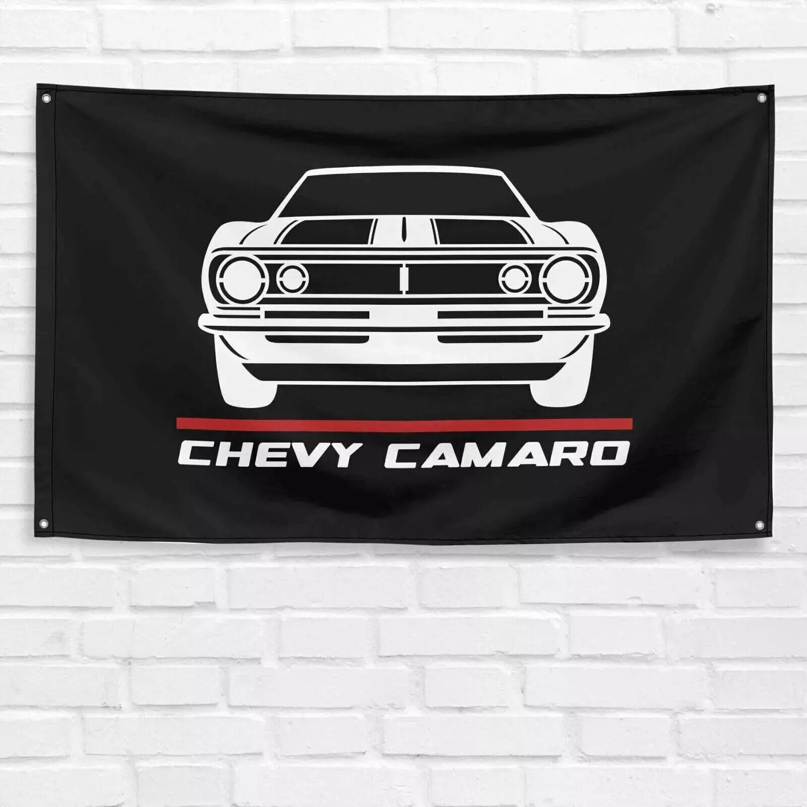 Unbranded Handmade 3x5 ft Vibrant 4 oz Polyester Camaro Enthusiast Banner - Decorative Indoor Single-Sided Home & Festive Decor, Grandpa's Happy Birthday Gift, Long-Lasting Camaro Fan Supplies