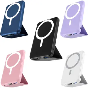 Power Bank / Portable Charger / Magnetic Power Bank / Portable Battery Pack — Magnetic Portable Wireless Fast Charger — 10,000mAh Wireless Power Bank — Supports 22.5W PD Fast Charging — Features LED Display — Compatible with iPhone 12–17 Series