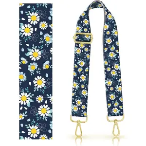 Purse Strap Replacement Belt Crossbody 1.5" Wide Golden Buckle Cute  Strap Durable Adjustable Guitar Straps for Canvas Bag Handbag  Cute