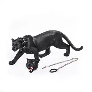 JXK Studio Leopard Figurine Statue SeriesDurable Polyresin with Intricate Details