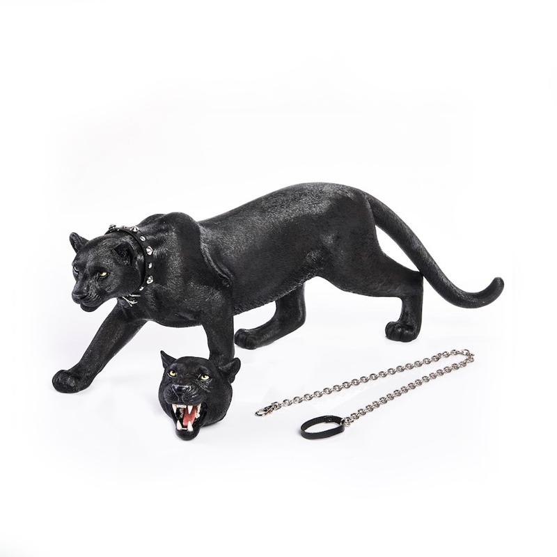 JXK Studio Leopard Figurine Statue SeriesDurable Polyresin with Intricate Details