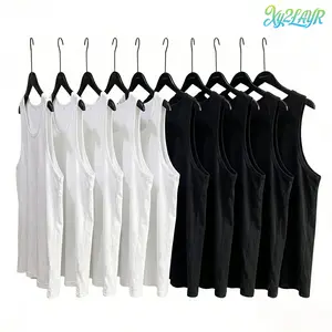 Xy2LAYR Men's Muti-Pack Sport Vest XS-3XL | 240g Compression Muscle Tank Tops, Heavyweight Cotton Gym Workout Undershirts, Breathable Casual Sleeveless Tee