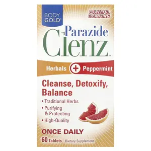 BodyGold Parazide Clenz, 60 Tablets