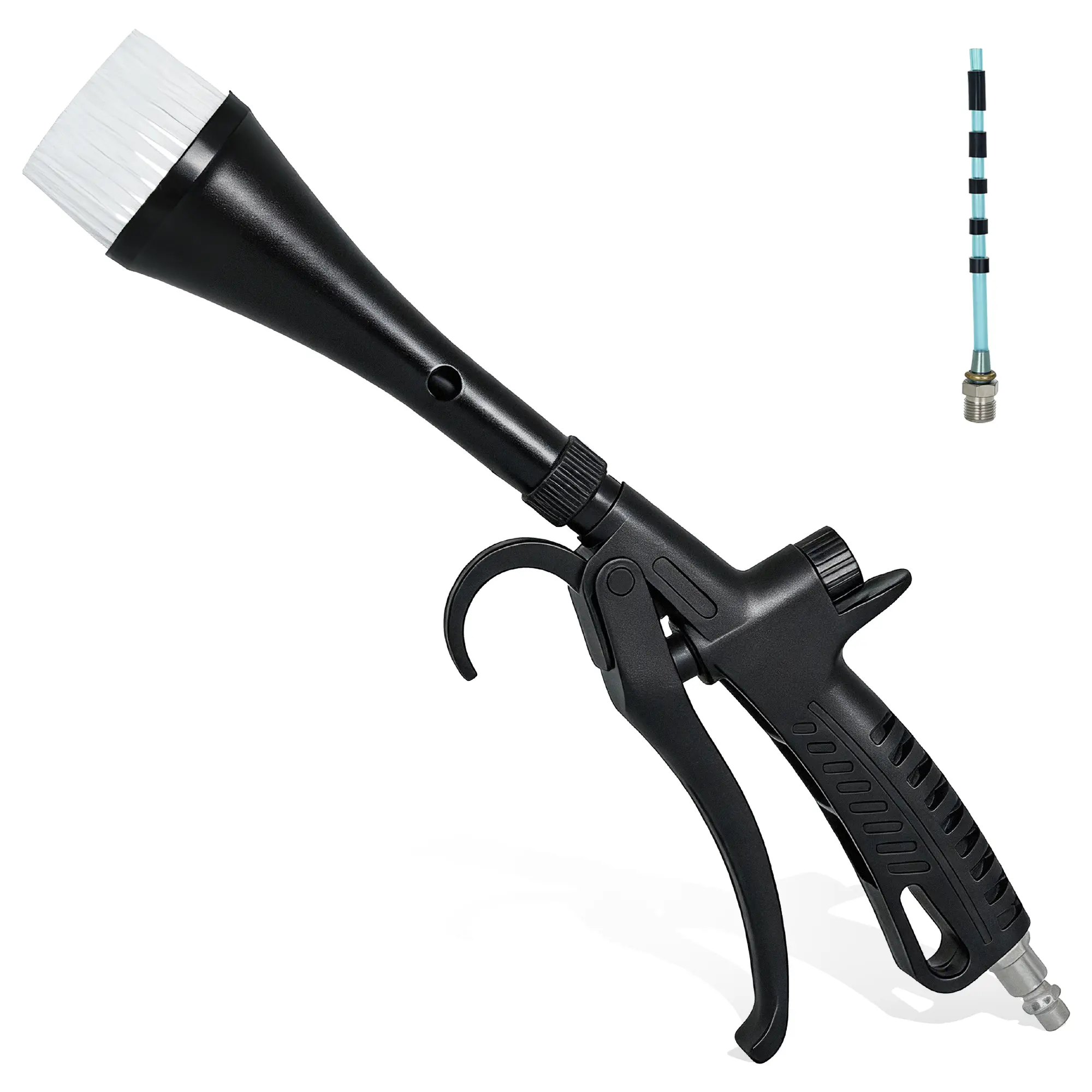 KEENTECH Tornado Car Cleaning Gun with Brush for Deep Auto Cleaning