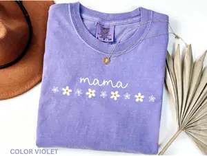 Comfort Colors Mama T-Shirt, Gift for Mom, Mother’s Day Shirt, New Mom Gift, Baby Shower Gift, Pregnancy Announcement Tee – Seltzer Chapman Shop