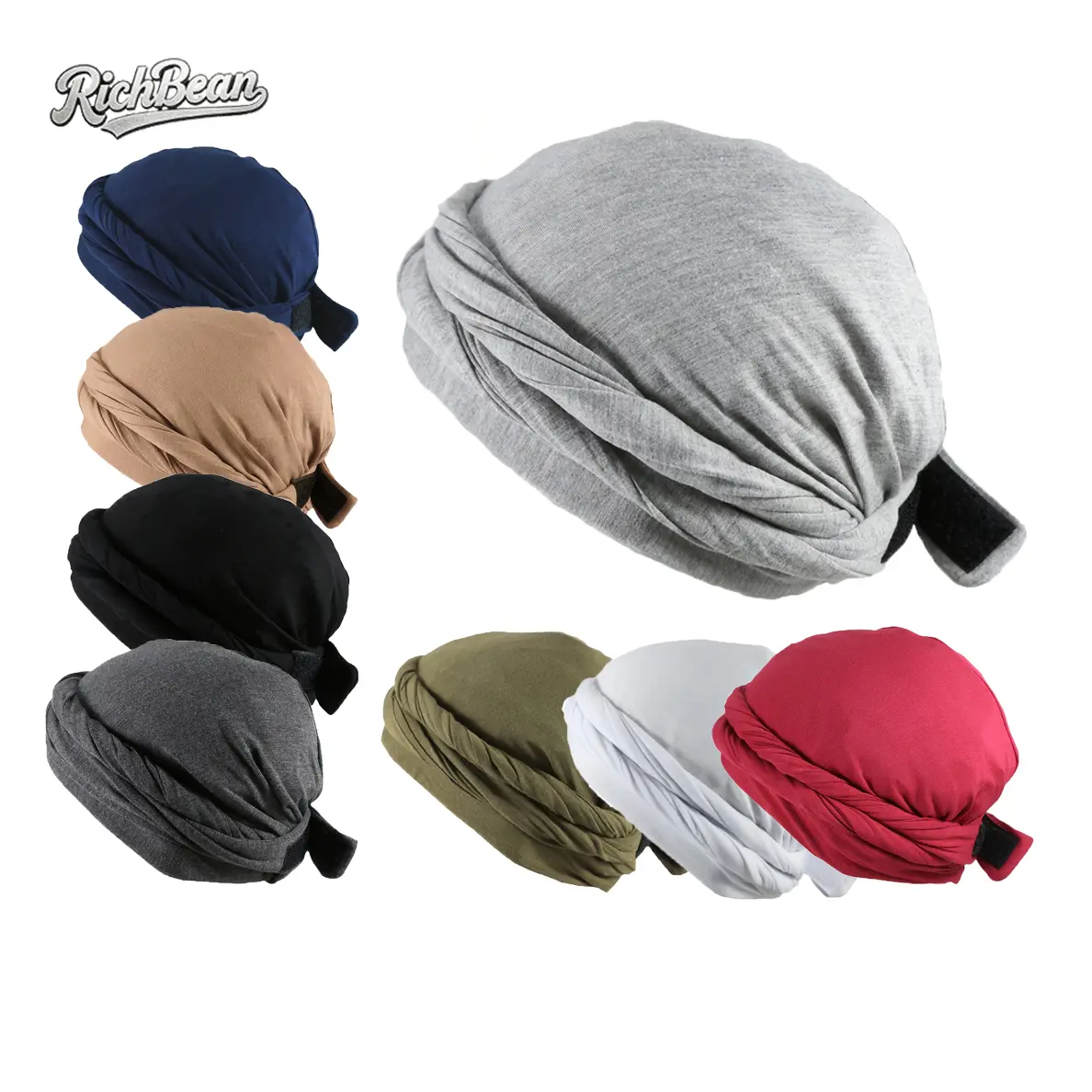 Unisex Satin-Lined Twisted Turban Hat | Soft Modal Hair-Protecting Headwrap | Loose, Comfortable Chemo Sleep Cap | Stretchy, Breathable, and Snug Fit | Suitable for Daily Wear, Hair Loss, and Natural Hair Care