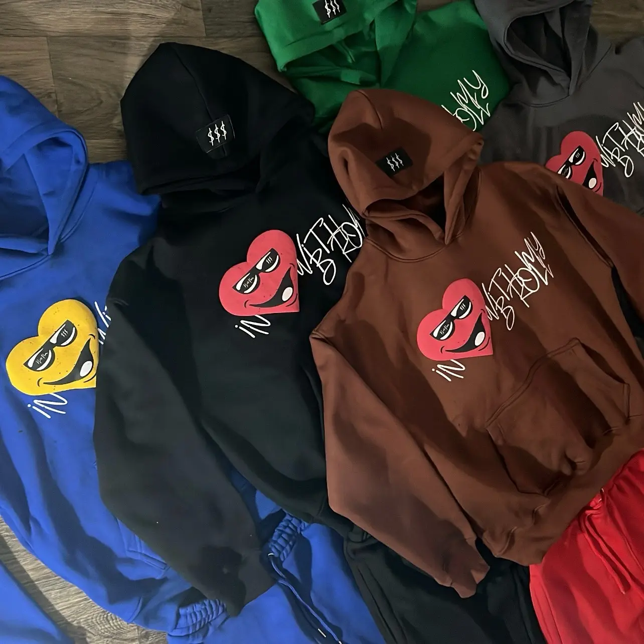 Ballroom sweatsuits (B.roll luvers) (Puff print & distressed)